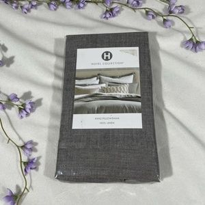 NIB [ 1 King‎ ] Pillow Sham for Hotel Collection Linen in Grey